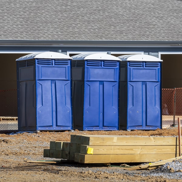 are there any restrictions on what items can be disposed of in the portable restrooms in Confluence PA